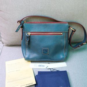 Dooney & Bourke Allison Crossbody Leather in Denim Color